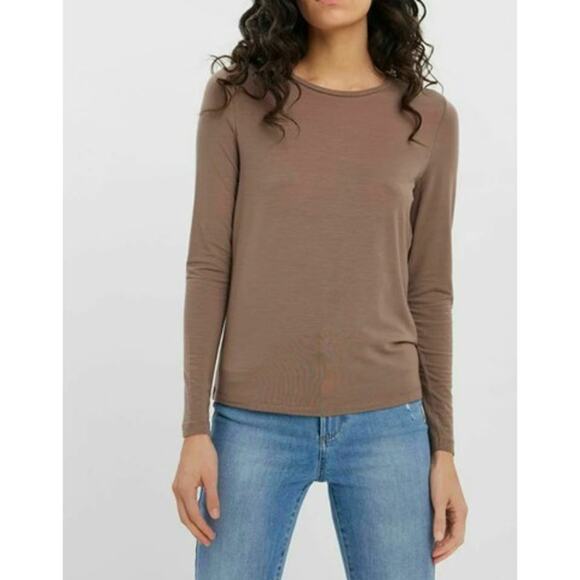 C&C California Women's Size Small Wool Cashmere Blend Brown Sweater - Picture 1 of 9